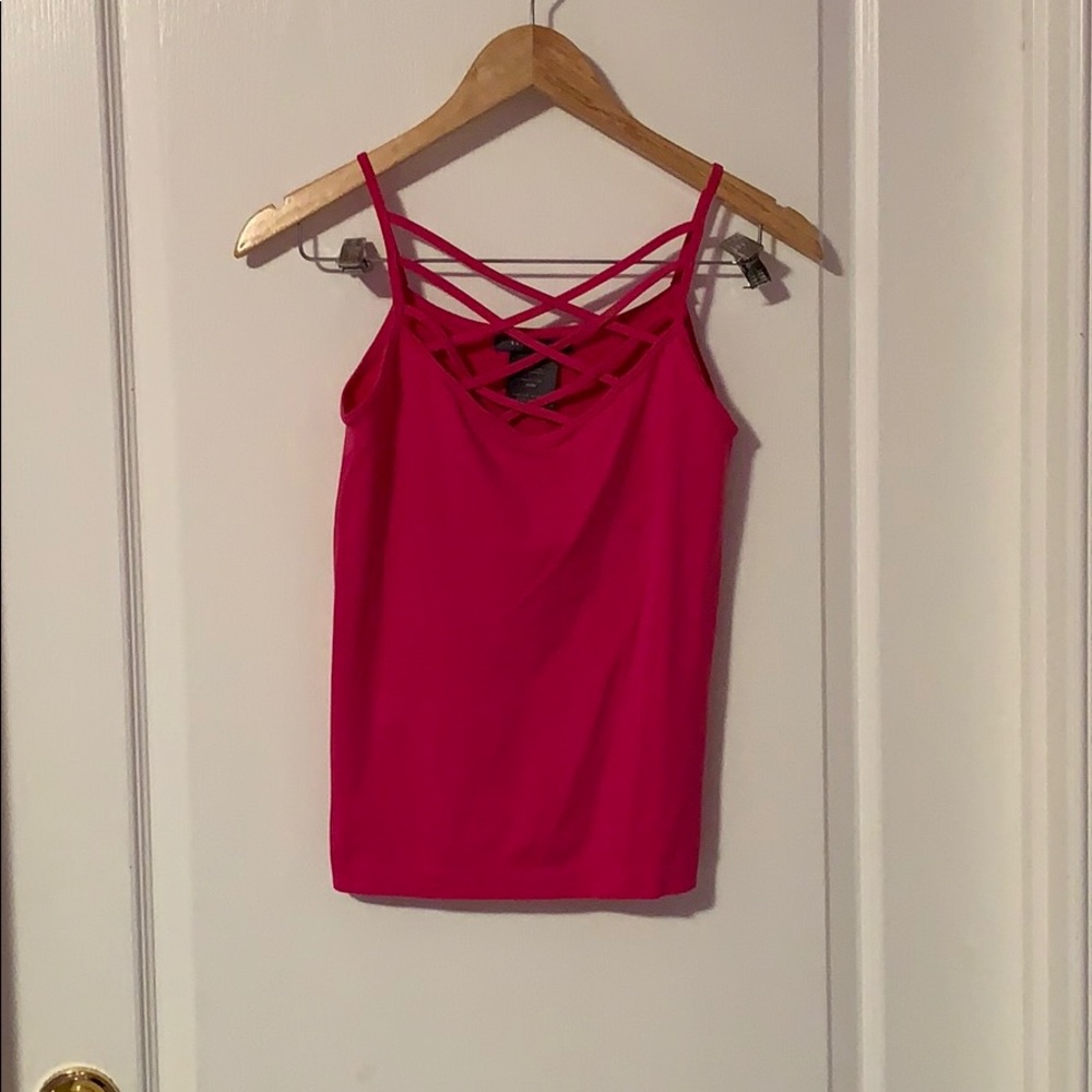 Bring pink tank top